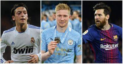 Lionel Messi - Dimitri Payet - Andrea Pirlo - Frank Lampard - Christian Eriksen - Kevin De-Bruyne - Bruno Fernandes - Thierry Henry - Paris Saint-Germain - Messi, Neymar, De Bruyne, Ozil: Who's played the most key passes in a season? - givemesport.com - Manchester -  Memphis