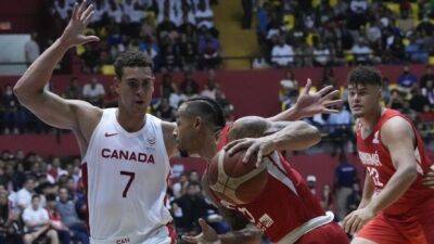 Zach Edey - Canada remains undefeated in FIBA men's World Cup qualifying with rout of Panama - tsn.ca - Argentina - Canada -  Victoria - Panama -  Detroit - Venezuela - Bahamas -  Panama - Dominican Republic