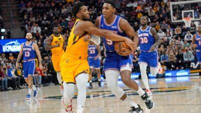 Donovan Mitchell - RJ Barrett finalizing extension with New York Knicks, complicating pursuit of Utah Jazz's Donovan Mitchell - espn.com - New York -  Memphis -  New Orleans - state Utah - county Mitchell - parish Orleans - county Ward - county Williamson