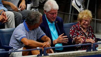 Serena Williams - Mike Tyson - John Macenroe - Frank Franklin II (Ii) - Eric Adams - Bill Clinton, Dr. Ruth Westheimer's chat at US Open delights broadcasters: 'Why is his face getting redder?' - foxnews.com - Usa - New York -  New York - Montenegro - state Indiana - county Adams