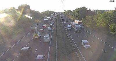 Heavy traffic causes M4 delays between Cardiff and Newport - live updates