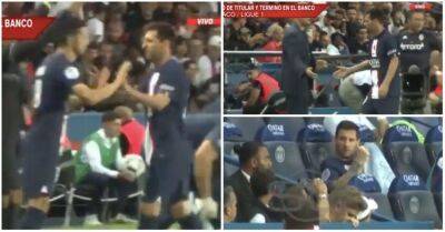 Lionel Messi - Pablo Sarabia - Paris Saint-Germain - Kevin Volland - Lionel Messi: Footage shows PSG star's real reaction to substitution - givemesport.com - France - Argentina - Monaco -  Monaco