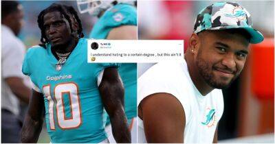 Dolphins WR Tyreek Hill fires back at ESPN host over Tua Tagovailoa comments