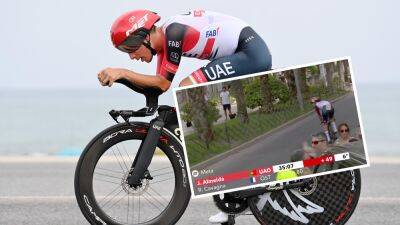 Juan Ayuso - Marc Soler - Robbie Macewen - ‘Gone the wrong way!’ – Joao Almeida loses time after huge gaffe in La Vuelta a Espana time trial - eurosport.com - Belgium - Portugal - Uae