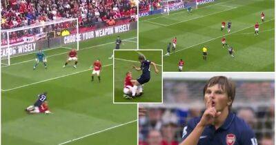 Man Utd v Arsenal: Arshavin's goal in 2009 'silenced' Old Trafford after being fouled
