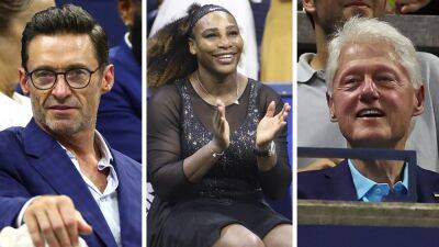 US Open 2022: Serena Williams gains support from Hugh Jackman, Bill Clinton and more in star-studded match