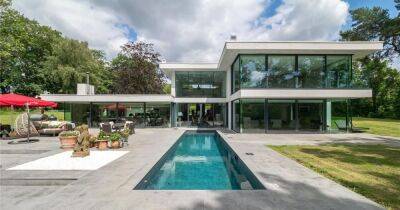 Incredible LA-style home listed for £8m in Greater Manchester with TWO pools and 10 acres of land