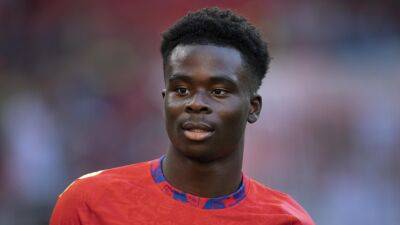 England winger Bukayo Saka agrees with Mikel Arteta, confident of signing new Arsenal contract