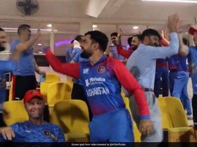 Watch: Afghanistan Dressing Room's Emphatic Celebrations After Win Over Bangladesh In Asia Cup To Reach Super 4
