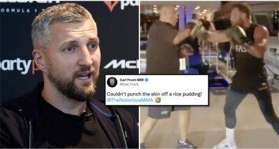 Anthony Joshua - Conor Macgregor - Carl Froch - Carl Froch slams Conor McGregor's recent boxing training with savage tweet - givemesport.com