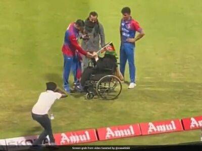 Viral Video: Afghanistan Captain Mohammad Nabi Meets Old Fan On Wheelchair