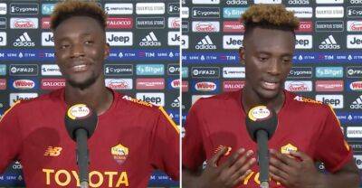 Tammy Abraham gives interview in Italian just 12 months after joining Roma