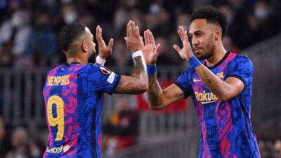 Barcelona wait on Aubameyang and Depay exits with Man United ready should Ronaldo leave