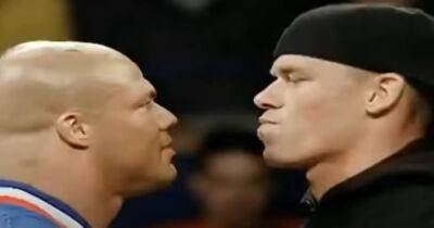 John Cena - Kurt Angle - WWE: John Cena and Kurt Angle’s hilarious 2003 rap battle - givemesport.com
