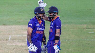 Virat Kohli - Rohit Sharma - Virat Kohli, Suryakumar Yadav Power India Into Asia Cup Super Four With Easy Win Over Hong Kong - sports.ndtv.com - India - Dubai - Afghanistan - Hong Kong - Oman - Pakistan -  Hong Kong - county Power
