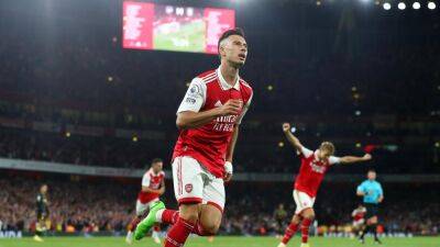 Gabriel Martinelli fires Arsenal to fifth straight win after Douglas Luiz scores direct from corner