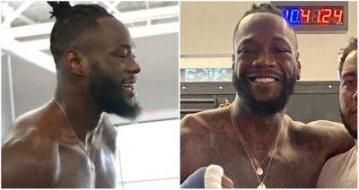 Tyson Fury - Michael Benson - Deontay Wilder - Deontay Wilder: Topless photo emerges showing thinner physique - givemesport.com -  Las Vegas