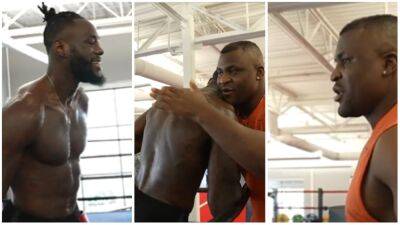 Deontay Wilder's seven-word message to UFC's Francis Ngannou will excite boxing fans