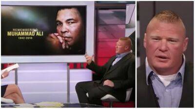 Brock Lesnar - Muhammad Ali - WWE’s Brock Lesnar opens up about meeting Muhammad Ali - givemesport.com
