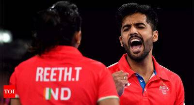 CWG 2022: Shetty-Tennison pair out of mixed doubles TT - timesofindia.indiatimes.com - Ireland - India - Malaysia - county Early - Seychelles