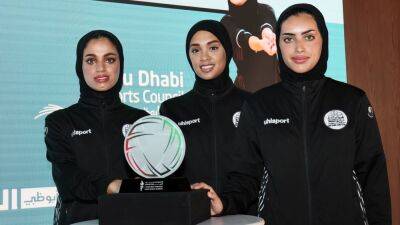 Six teams feature in the inaugural GCC Cup volleyball for women in Abu Dhabi - thenationalnews.com - Abu Dhabi - Uae - Dubai - Saudi Arabia - Bahrain - county Will - Kuwait -  Sport