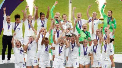 Women's football gear in demand after historic England win