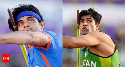 Neeraj Chopra - Anderson Peters - CWG 2022: We are not rivals, we are part of javelin family, says Arshad Nadeem on friendship with Neeraj Chopra - timesofindia.indiatimes.com - India - Pakistan - Grenada