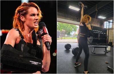 Becky Lynch: WWE star already hitting the gym following separated shoulder