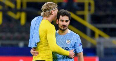 Ilkay Gundogan agrees with Pep Guardiola about Erling Haaland doubts at Man City
