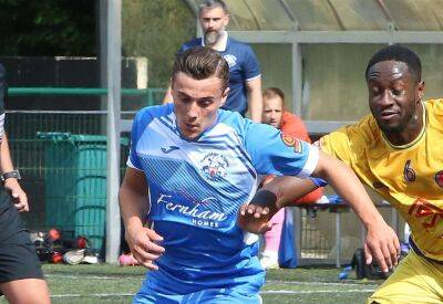 Tonbridge Angels striker Louis Collins undaunted by run of away games while Longmead 3G pitch is completed