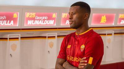 Georginio Wijnaldum: Ex-Liverpool star joins Roma on a season-long loan from PSG ahead of new Serie A season