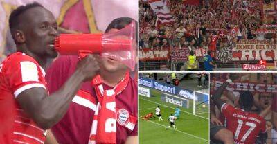 Sadio Mane seen living his best life as a Bayern Munich player after Bundesliga debut