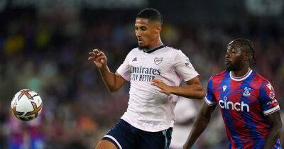 Mikel Arteta - Gary Neville - William Saliba - William Saliba invites comparison with Rio Ferdinand on dream Arsenal debut - msn.com - Manchester - France