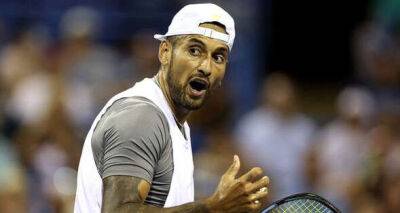 Nick Kyrgios - Tommy Paul - Mikael Ymer - Nick Kyrgios screams six-word message after saving five-match points in Frances Tiafoe win - msn.com - France - Usa