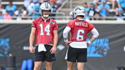 No 'major decision' on Carolina Panthers QBs Baker Mayfield, Sam Darnold before second preseason game, coach says