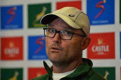 Siya Kolisi - Jacques Nienaber - Kurt Lee Arendse - Bok coach Nienaber reacts to All Black triumph: 'We're not the finished product' - news24.com