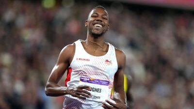 Zharnel Hughes misses out in his quest to get gold in Birmingham