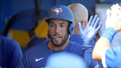 Toronto Blue Jays put outfielder George Springer on injured list with inflamed elbow - espn.com - state Minnesota -  Minneapolis