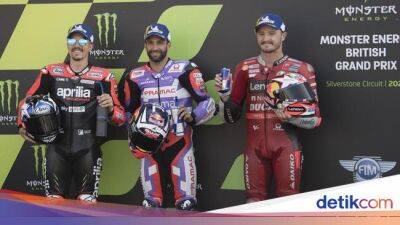 Starting Grid MotoGP Inggris 2022: Zarco Pole, Quartataro Keempat