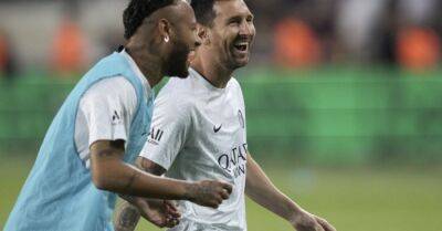 Lionel Messi scores over-head kick as PSG thrash Clermont in Ligue 1 opener