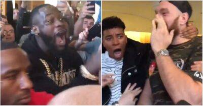 Tyson Fury - Deontay Wilder - Tyson Fury and Deontay Wilder’s crazy 2018 confrontation in Belfast hotel that involved fans - givemesport.com - Usa -  Belfast