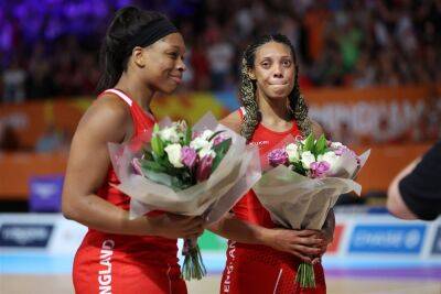 Commonwealth Games: England duo share emotional moment during last netball match