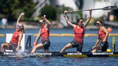 Katie Vincent wins 2 gold medals, falls shy of 200m repeat win at sprint canoe worlds