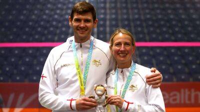 England’s Adrian Waller and Alison Waters settle for silver in mixed doubles
