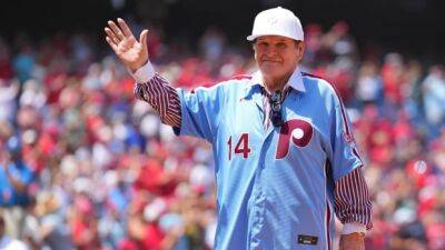 Pete Rose dismisses sexual misconduct questions at Phillies fete