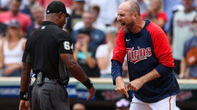 Gary Sanchez - Cavan Biggio - Rocco Baldelli - Ejected Twins manager Rocco Baldelli blasts overturned call in loss to Jays as 'one of the worst moments' of umpiring he's ever seen - espn.com - Jordan -  Sanchez -  Minneapolis
