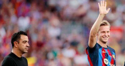 Barcelona president outlines what Frenkie de Jong wants as Manchester United agree Adrien Rabiot fee