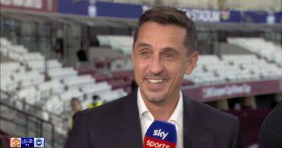 Gary Neville makes rare admission after learning of Manchester United bid for Marko Arnautovic