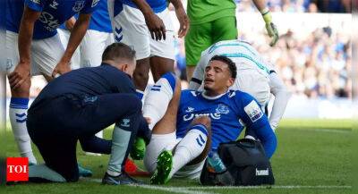 Aston Villa - Yerry Mina - Everton's Ben Godfrey out for three months after surgery for leg fracture - timesofindia.indiatimes.com