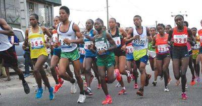 Opobo Marathon winners receive prizes from sponsor